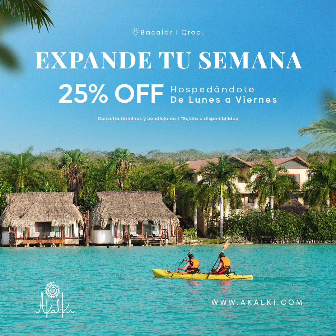 Marketing Holistico be2be Cliente Akalki 2024 Campaña: 25-OFF-Entre-semana-1080 Diseño: be2be