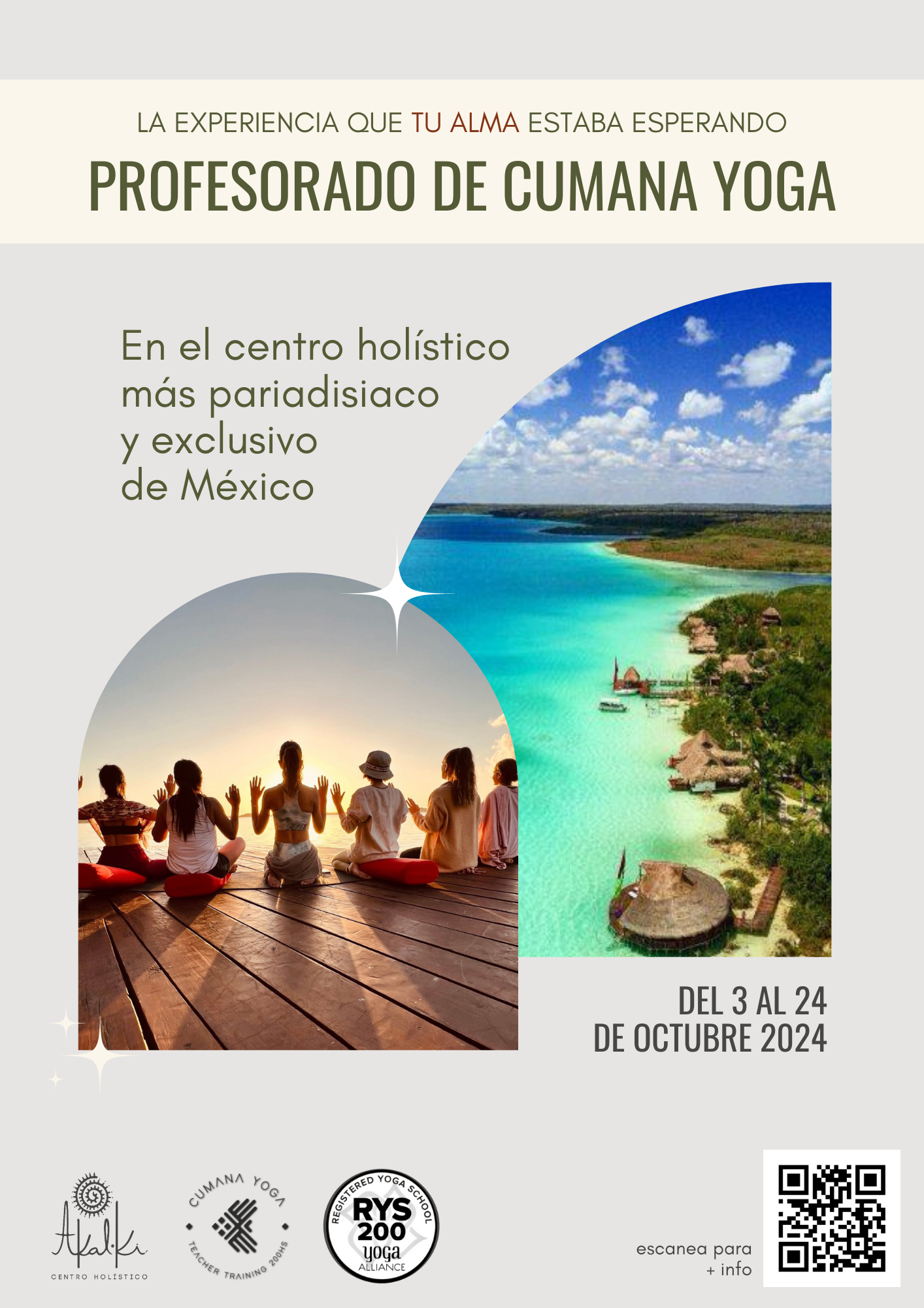 Marketing Holistico be2be Certificación Yoga Cumana Venue: Akalki 2025 Marketing: Agencia Venue: be2be