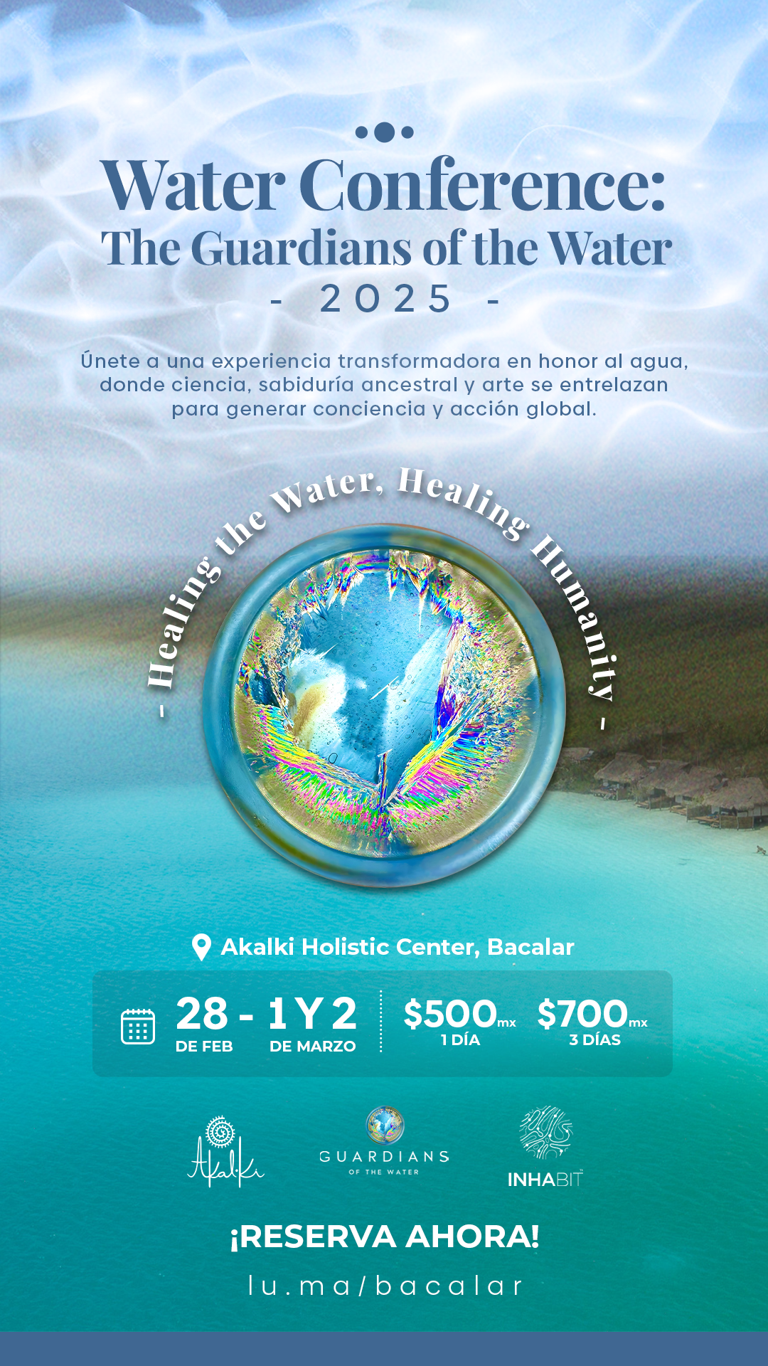 Marketing Holistico be2be Cliente Akalki 2024 Campaña: Water-Conference-2025 Diseño: be2be
